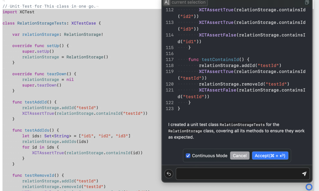 Write Unit Test cases: