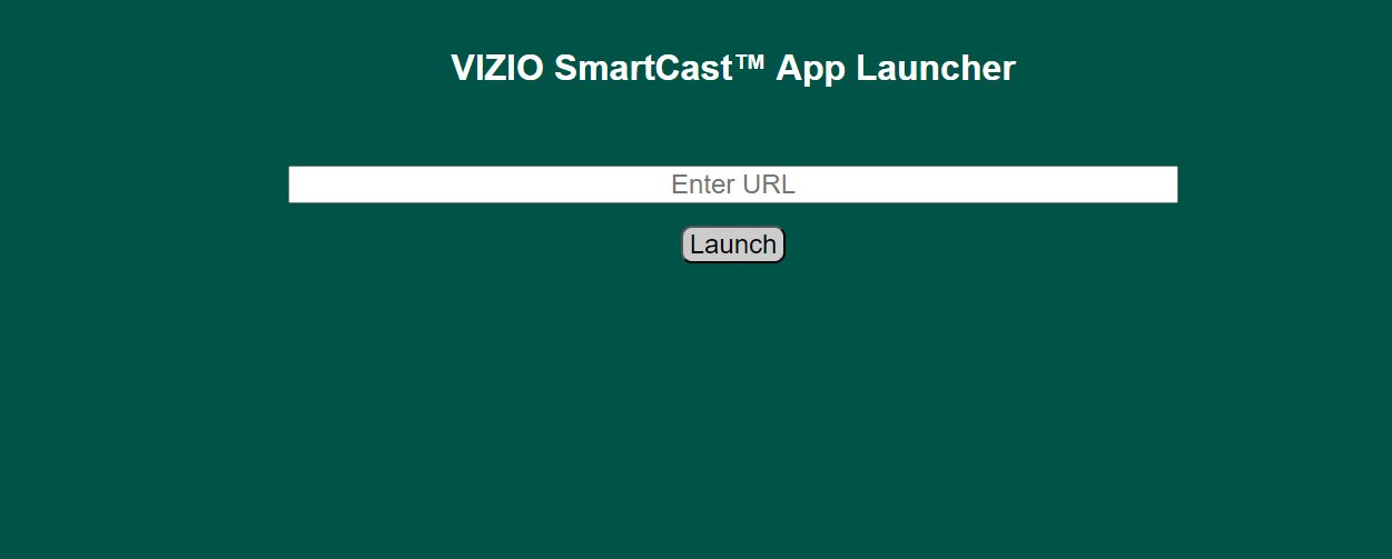 Enter URL Screen