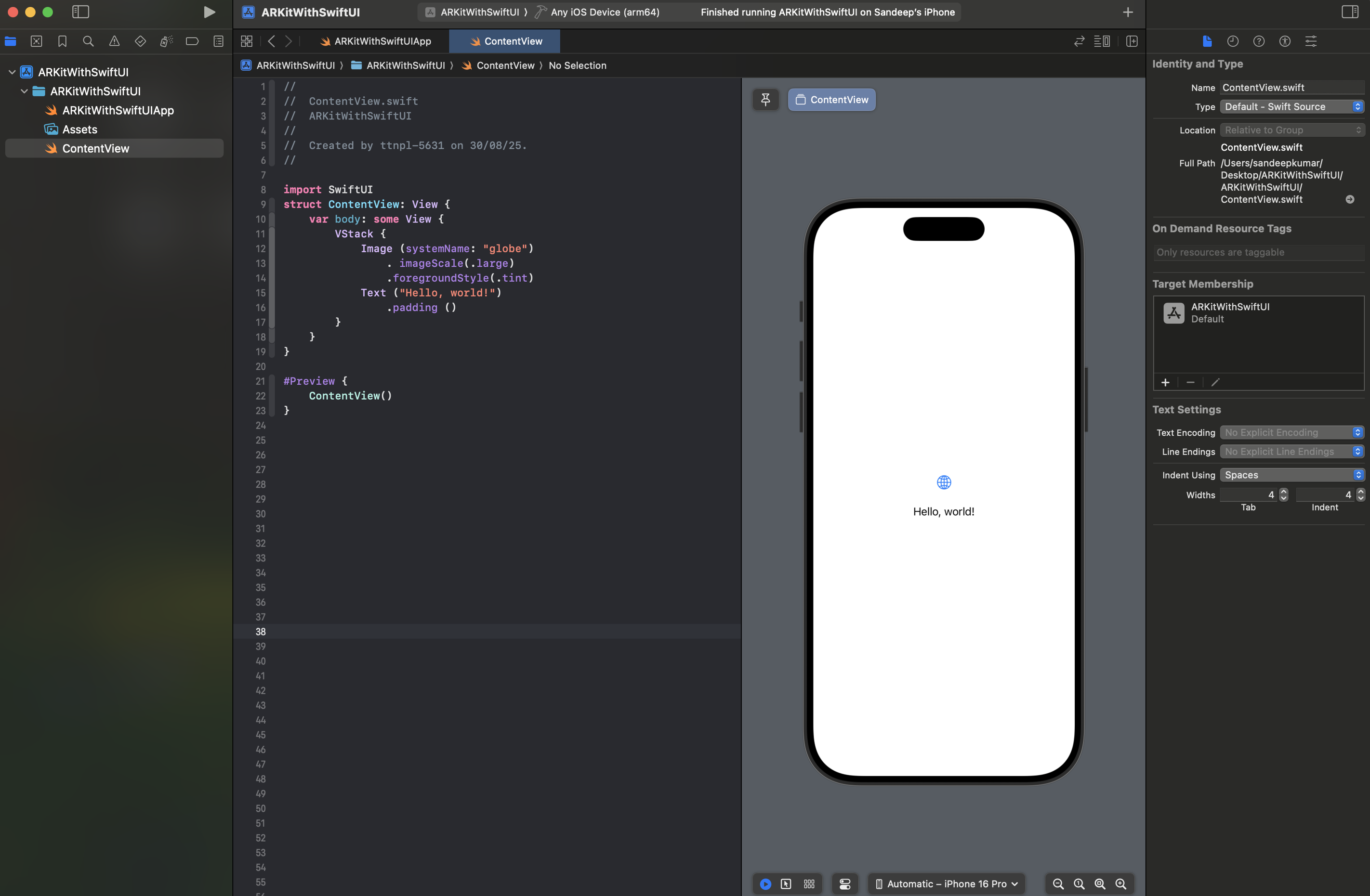 Auto generated code